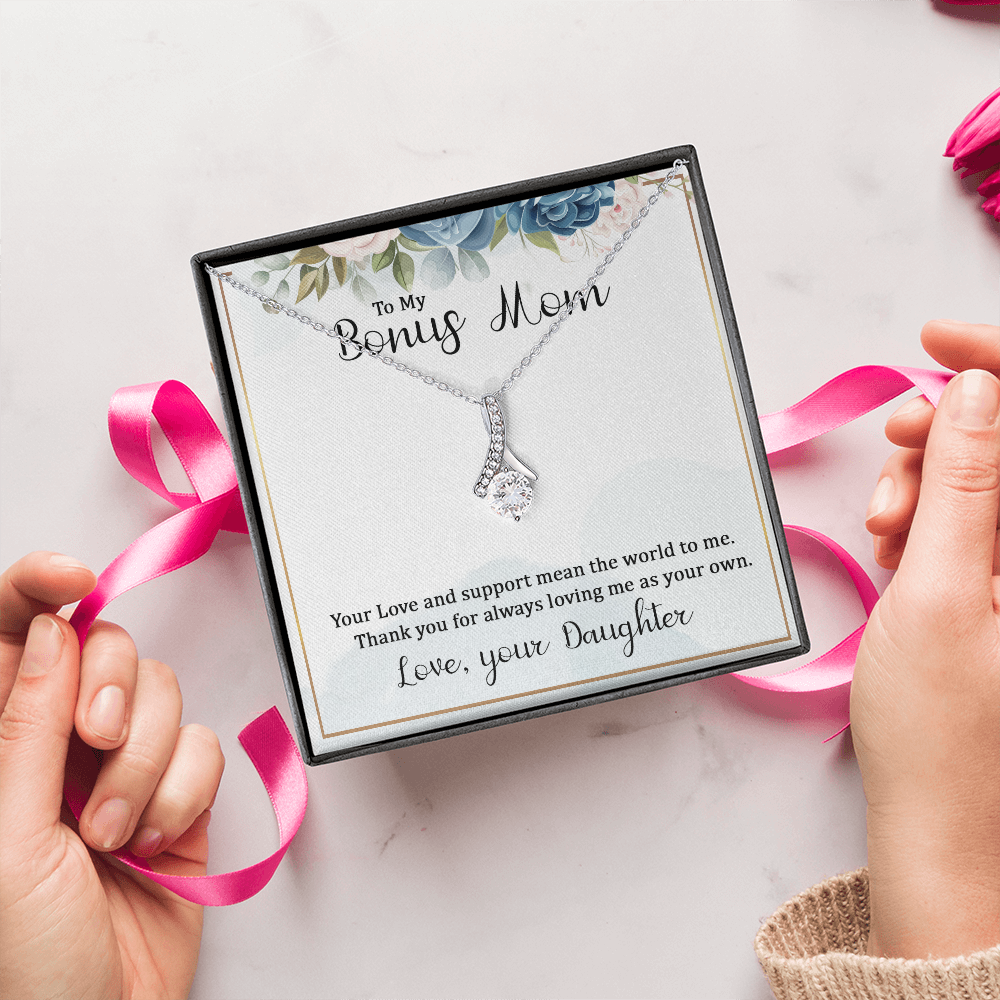 Alluring Beauty Necklace :To My Bonus Mom