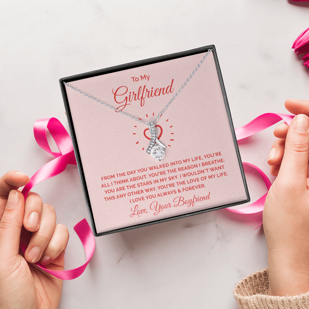 Alluring Beauty Necklace :To My Girlfriend You're All I Think About