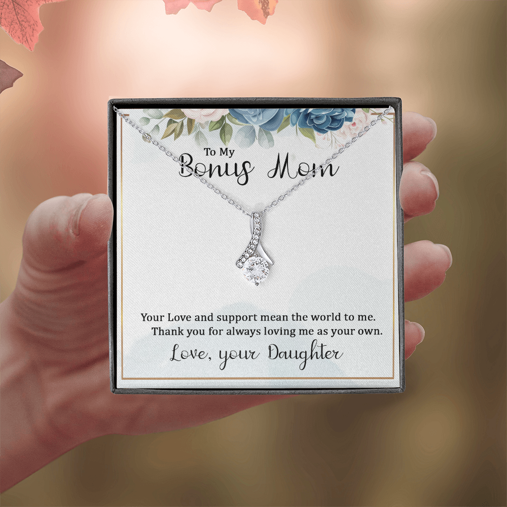 Alluring Beauty Necklace :To My Bonus Mom