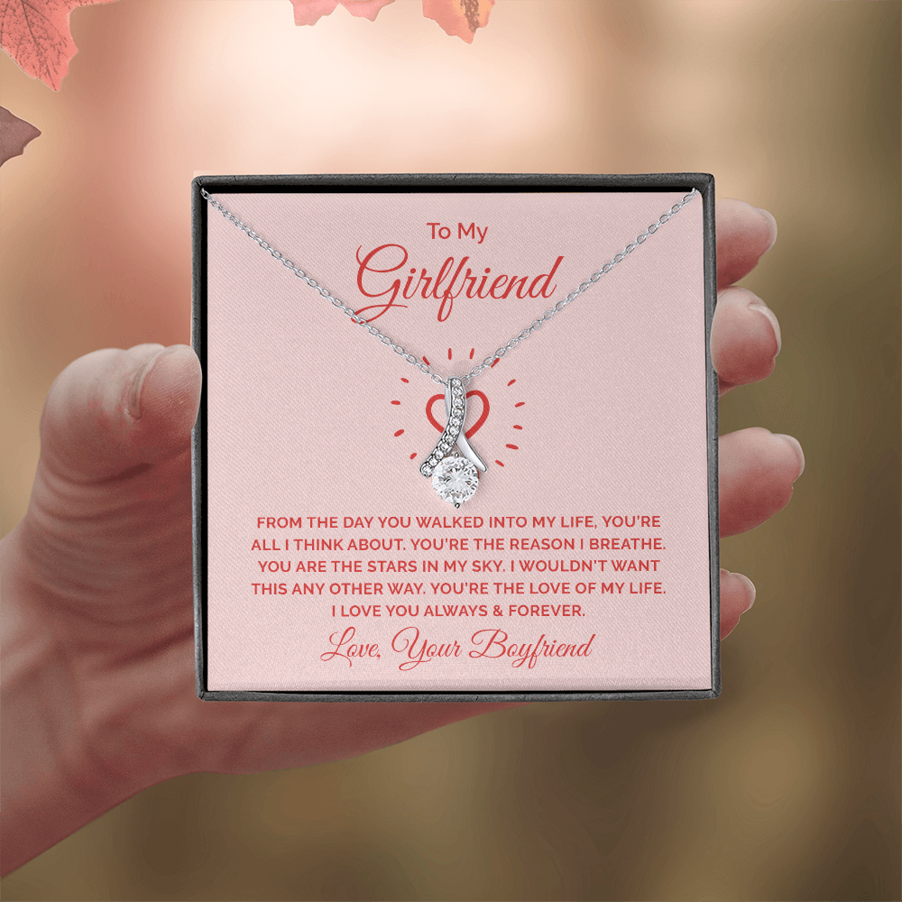 Alluring Beauty Necklace :To My Girlfriend You're All I Think About