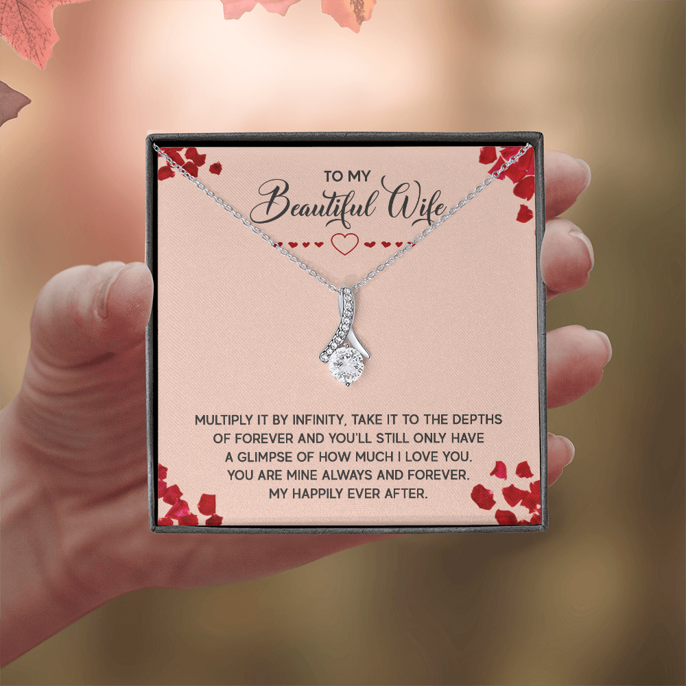 Alluring Beauty Necklace:To My Beautiful Wife