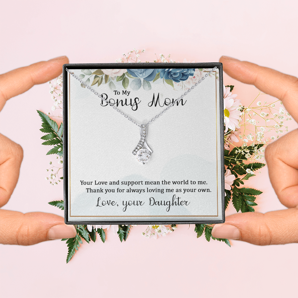 Alluring Beauty Necklace :To My Bonus Mom