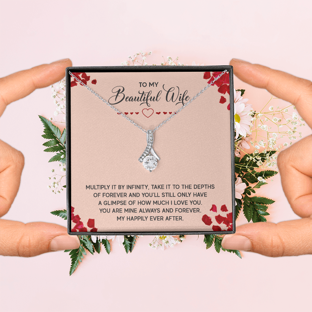 Alluring Beauty Necklace:To My Beautiful Wife