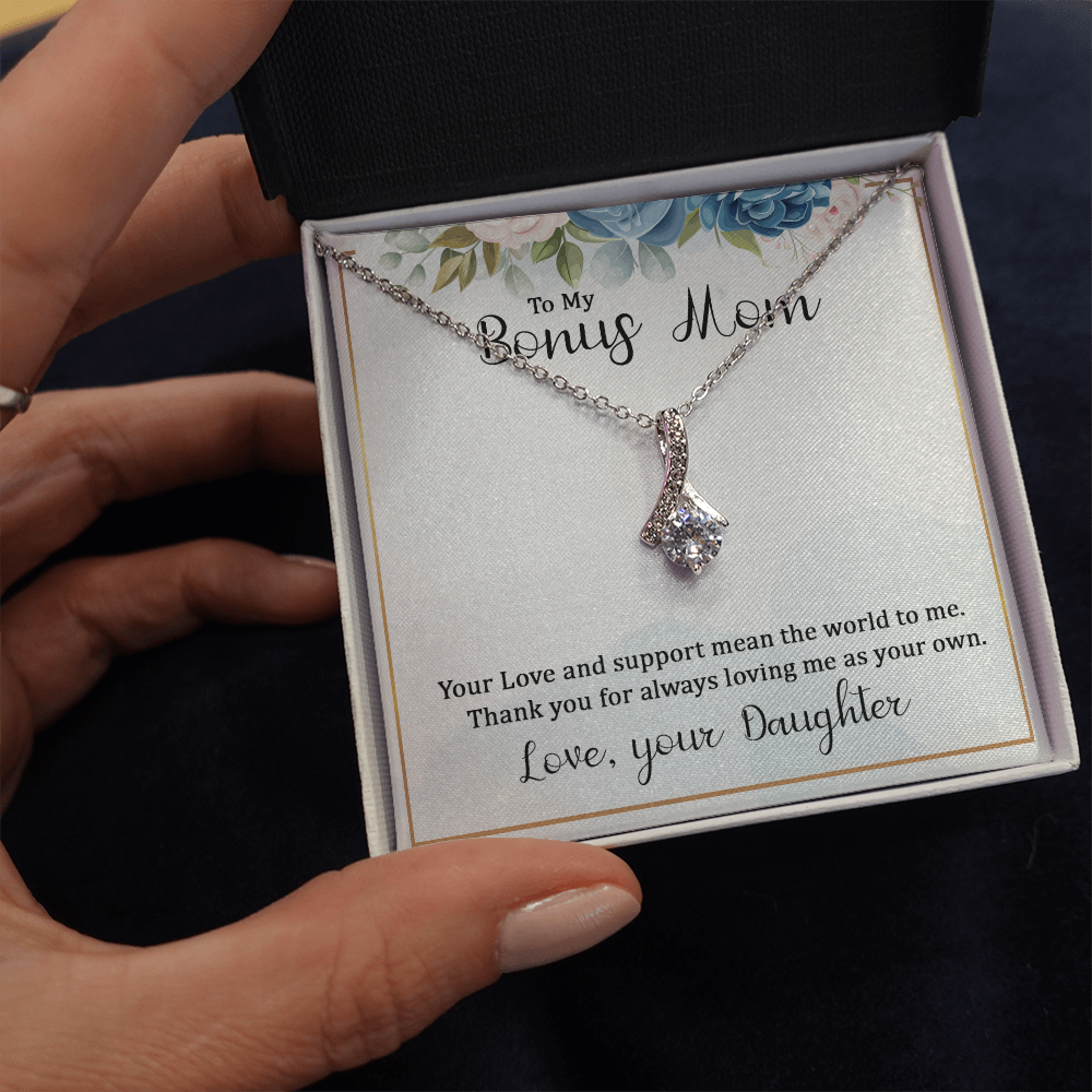 Alluring Beauty Necklace :To My Bonus Mom
