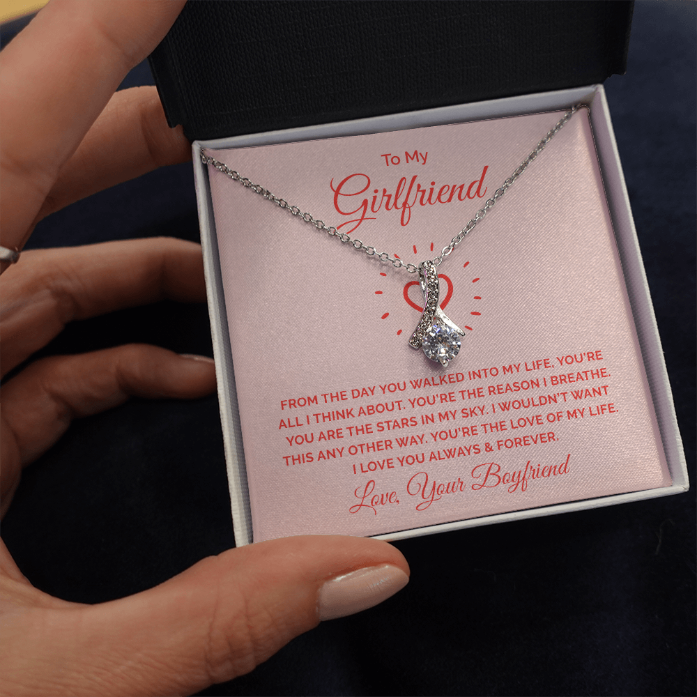 Alluring Beauty Necklace :To My Girlfriend You're All I Think About