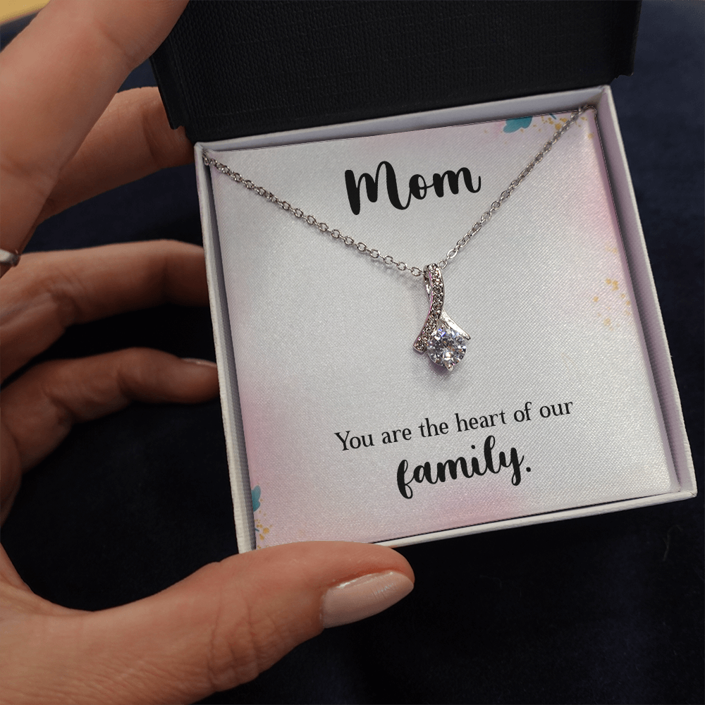 Alluring Beauty Necklace: Mom You Are The Heart