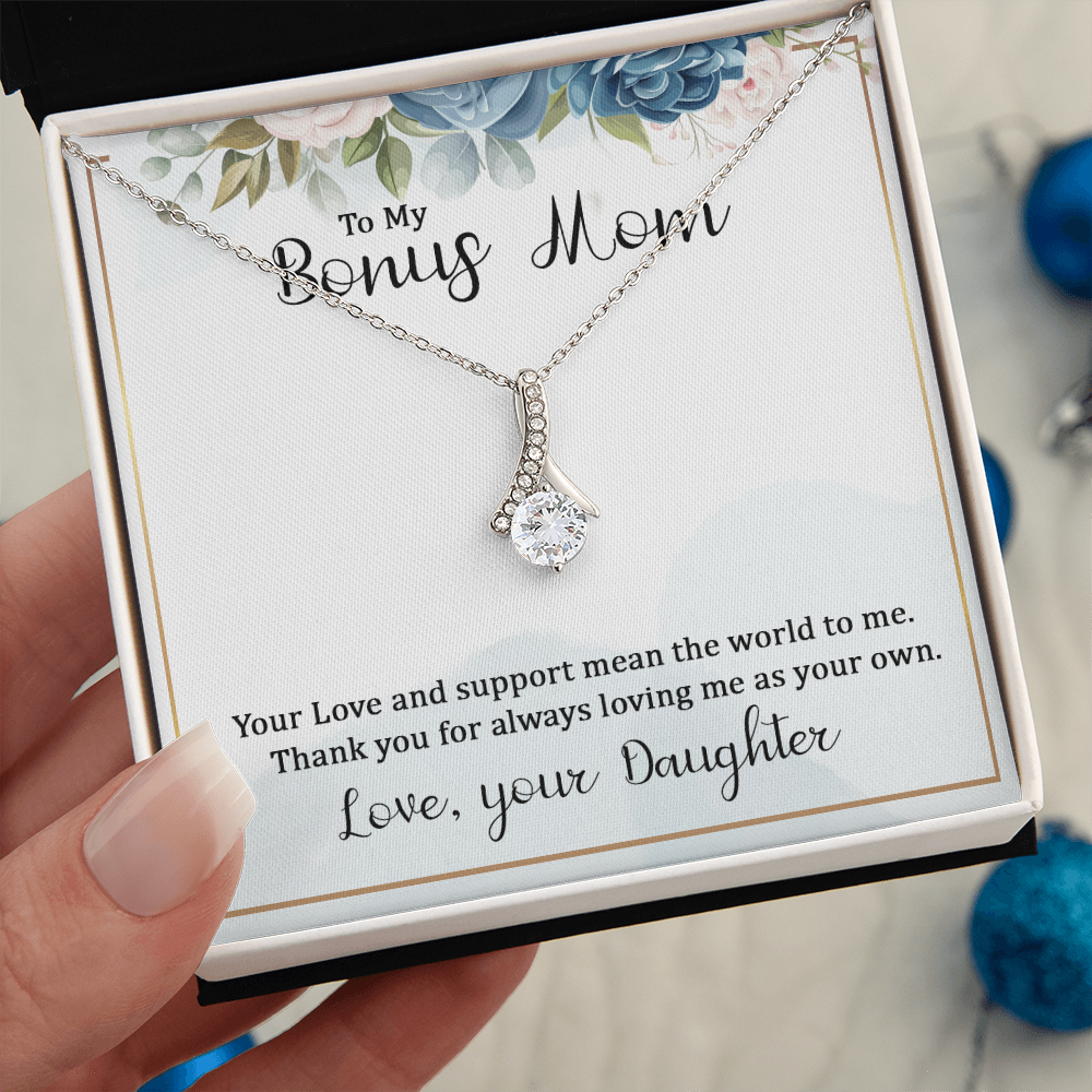 Alluring Beauty Necklace :To My Bonus Mom