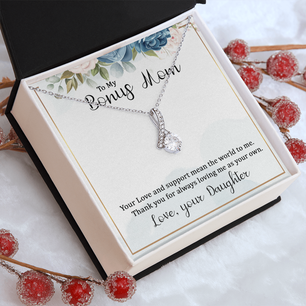 Alluring Beauty Necklace :To My Bonus Mom
