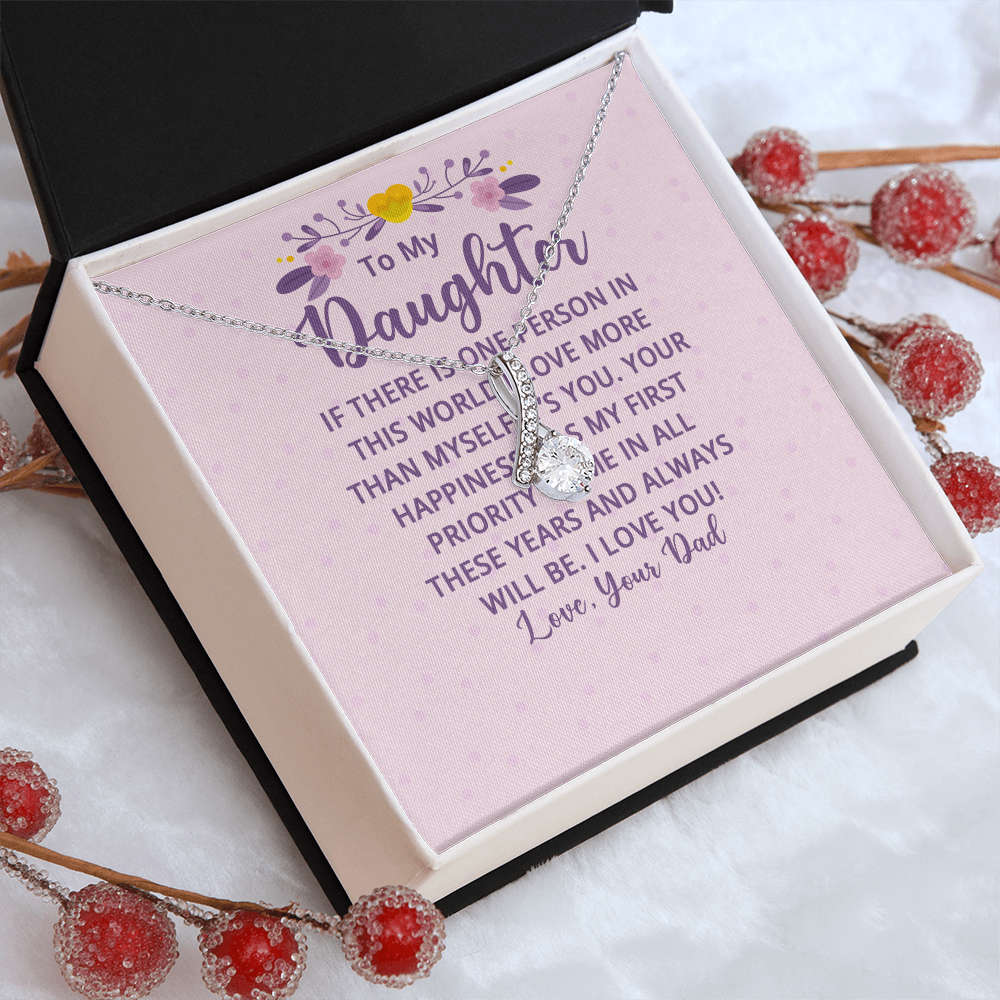 Alluring Beauty Necklace : To My Daughter There Is One