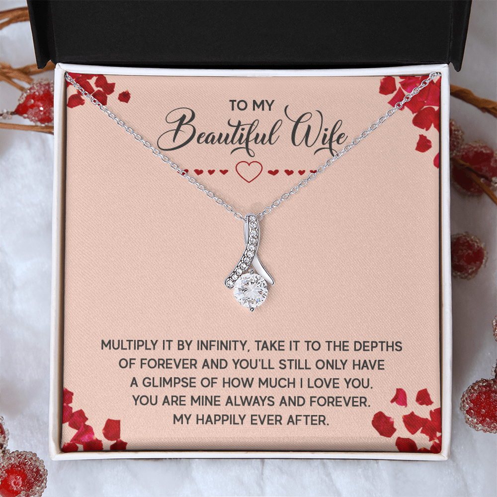 Alluring Beauty Necklace:To My Beautiful Wife
