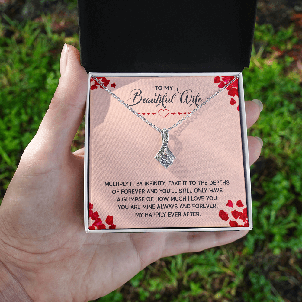 Alluring Beauty Necklace:To My Beautiful Wife