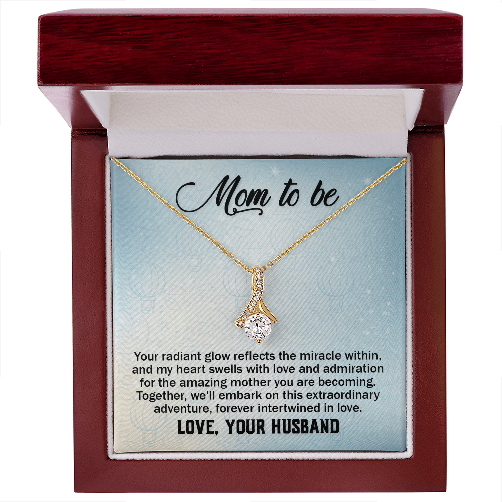 Alluring Beauty Necklace:Mom to Be Love , Your Husband