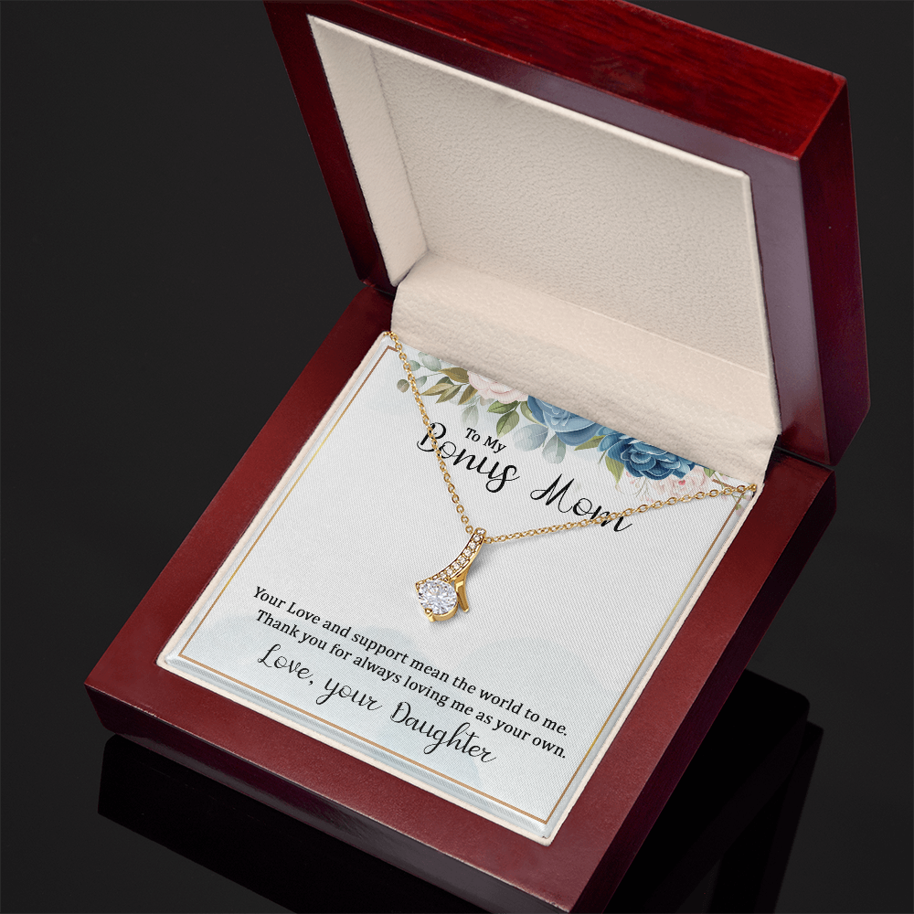 Alluring Beauty Necklace :To My Bonus Mom