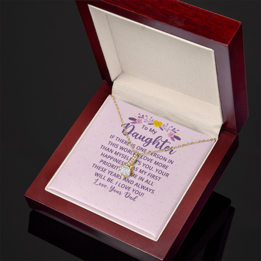 Alluring Beauty Necklace : To My Daughter There Is One