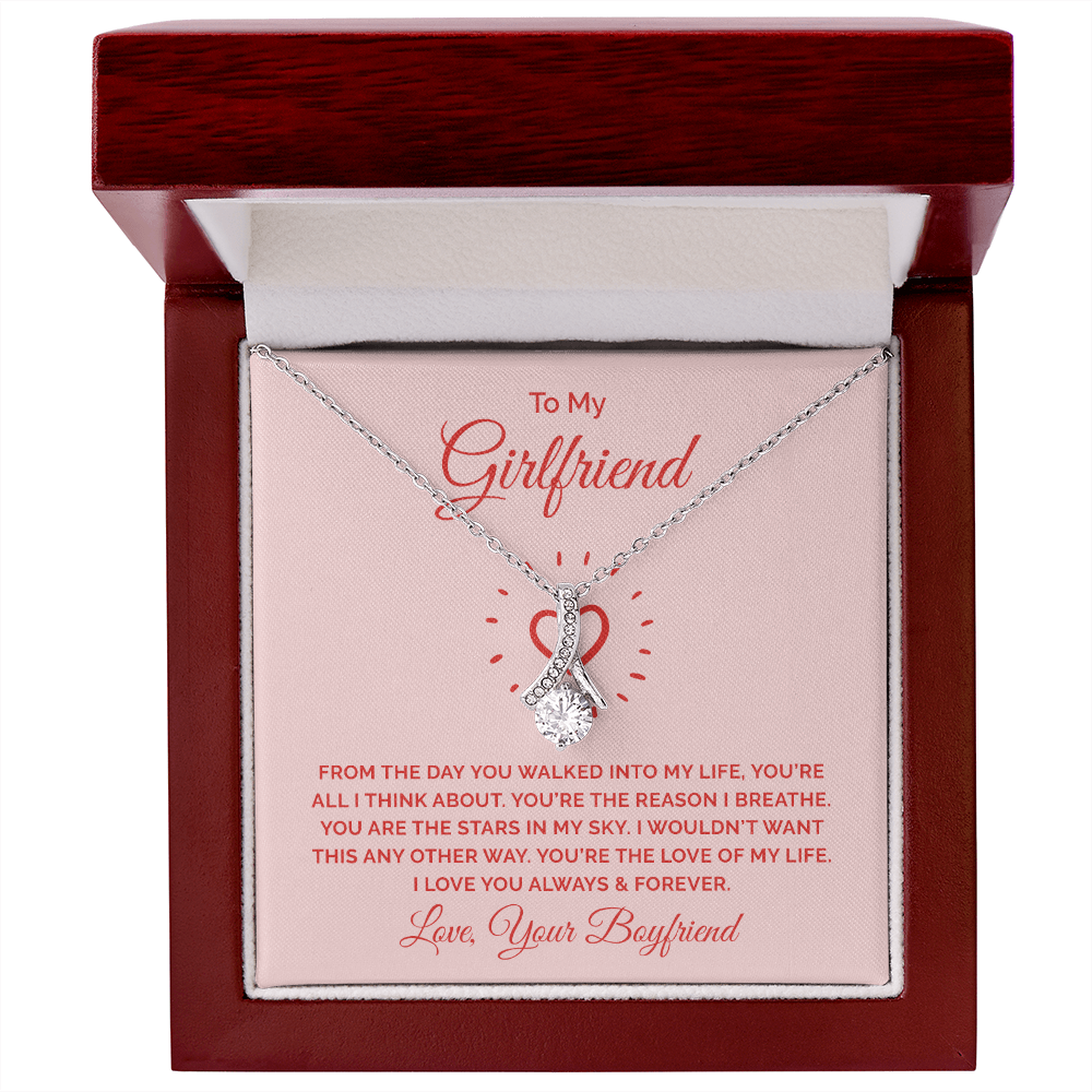 Alluring Beauty Necklace :To My Girlfriend You're All I Think About