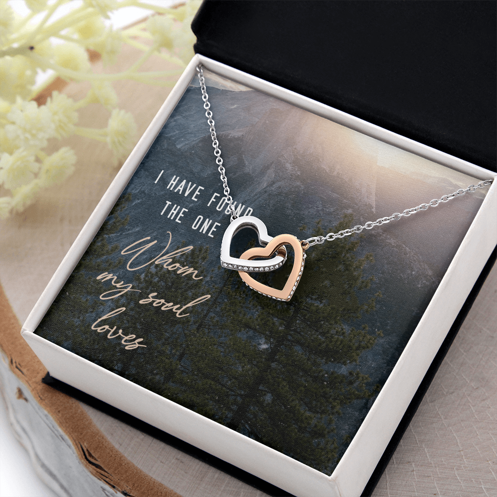 Interlocking Hearts Necklace :I Have Found The One