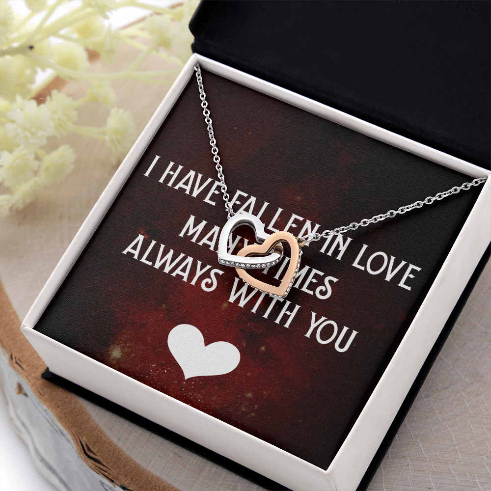 Interlocking Hearts Necklace : I Have Fallen In Love