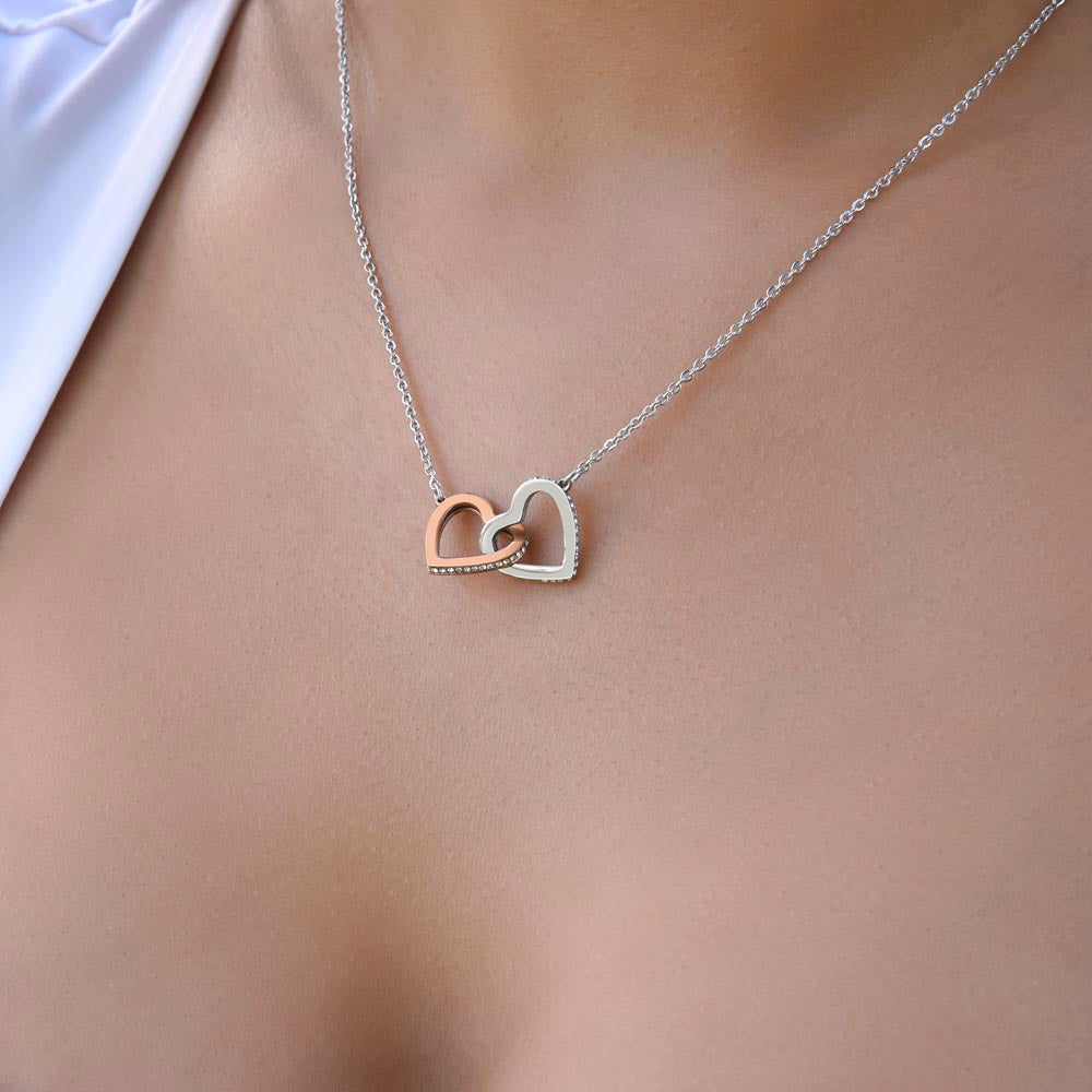 Interlocking Hearts Necklace : To My Daughter Love Your Mom