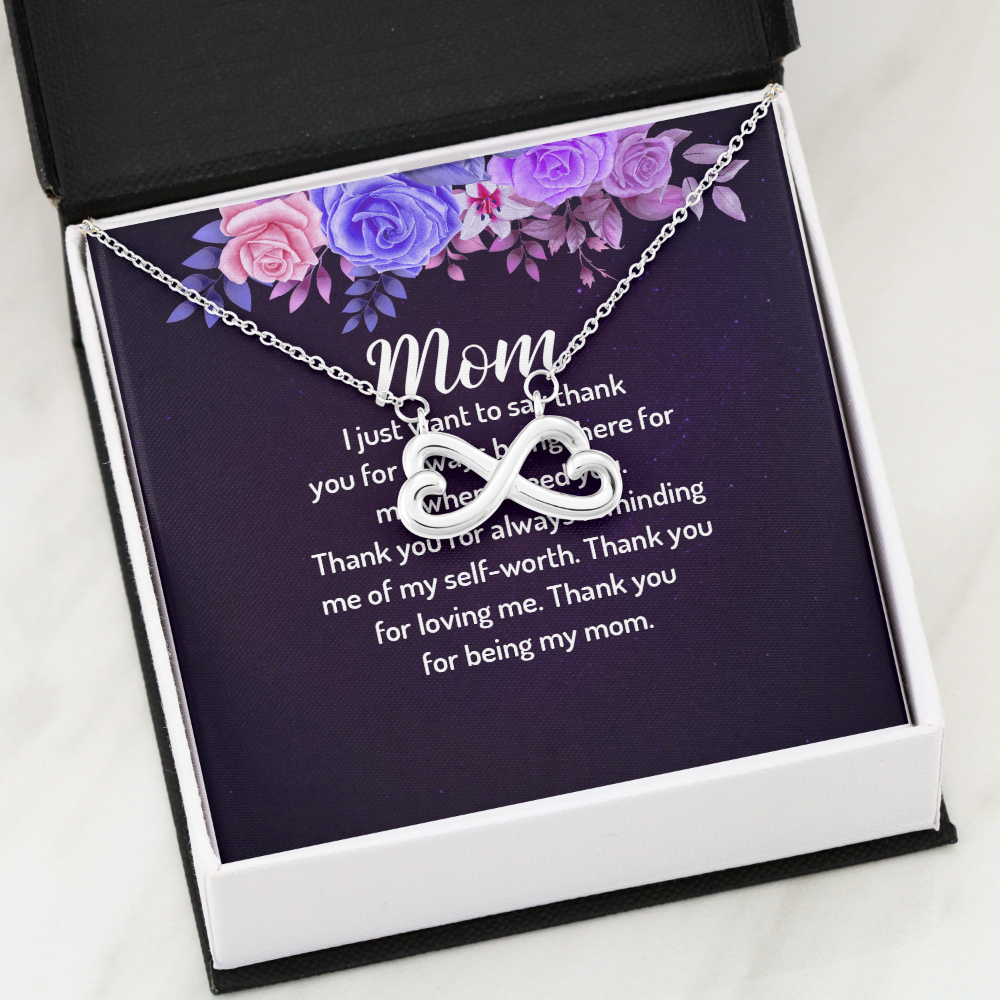 Endless Love Necklace: Mom- Thank You