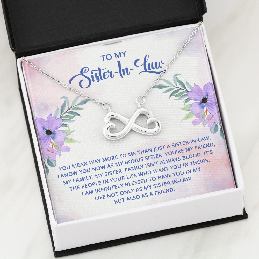Endless Love Necklace: To My Sister -In-Law You Mean Way More To Me