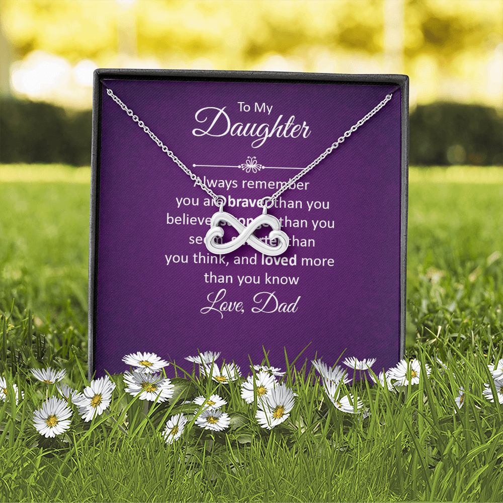 Endless Love Necklace: To My Daughter
