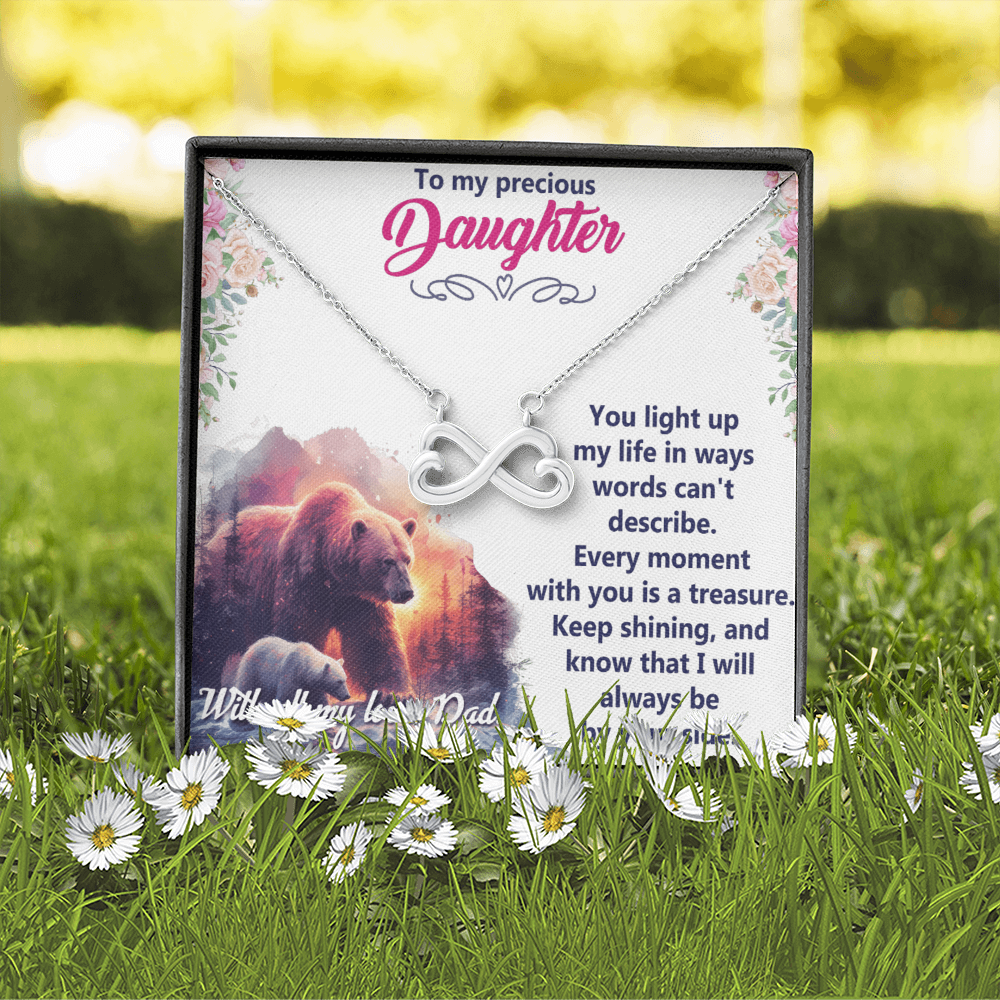 Endless Love Necklace: Daughter - To My Precious Daughter