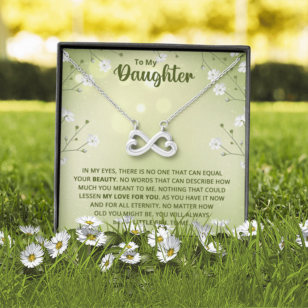 Endless Love Necklace: Daughter -In My Eyes My Little Girl