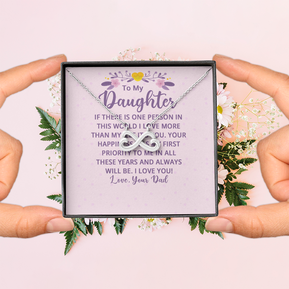 Endless Love Necklace:Daughter -Love Your Dad