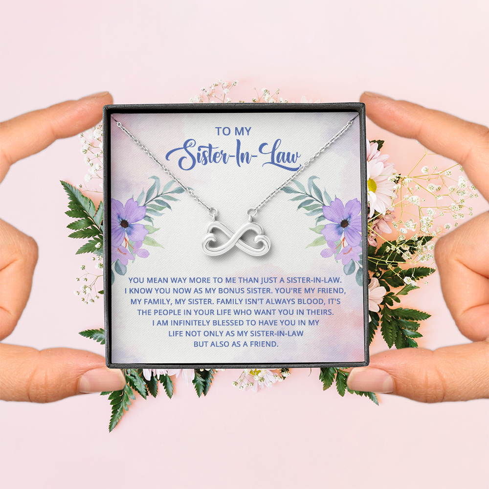 Endless Love Necklace: To My Sister -In-Law You Mean Way More To Me