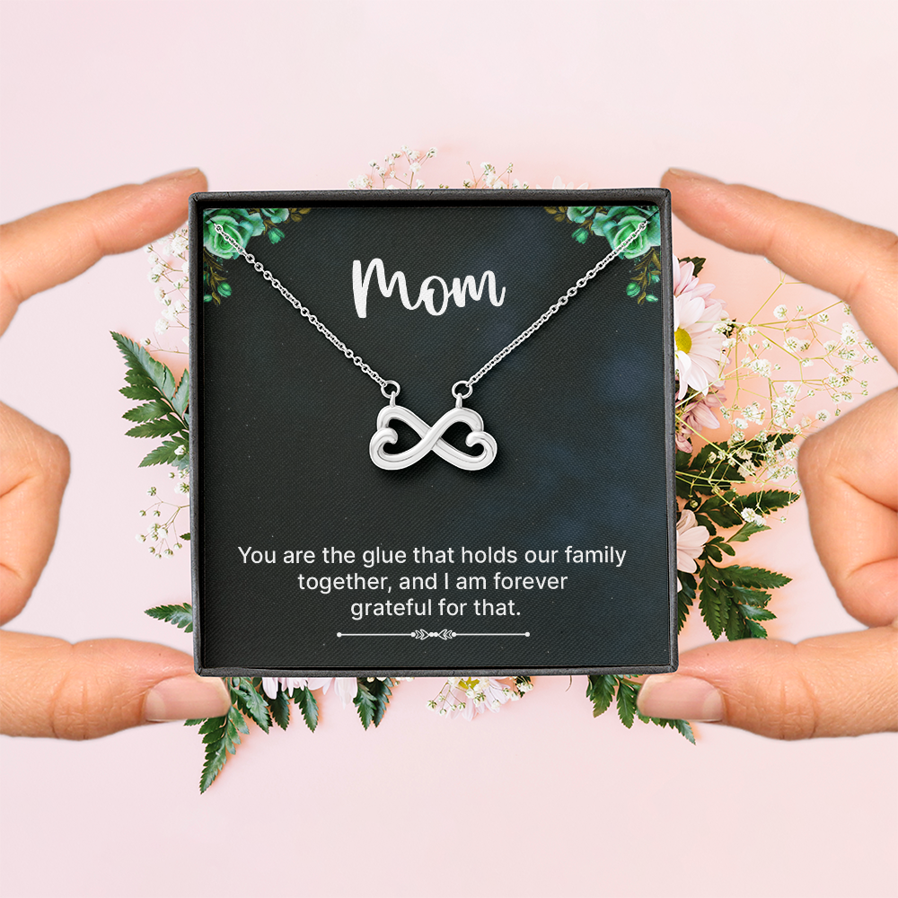 Endless Love Necklace : Mom- You Are The Glue