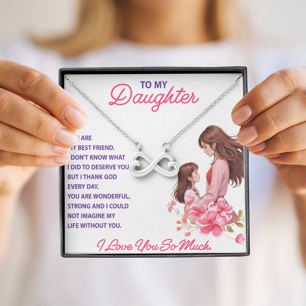 Endless Love Necklace:Daughter - You Are My Best Friend