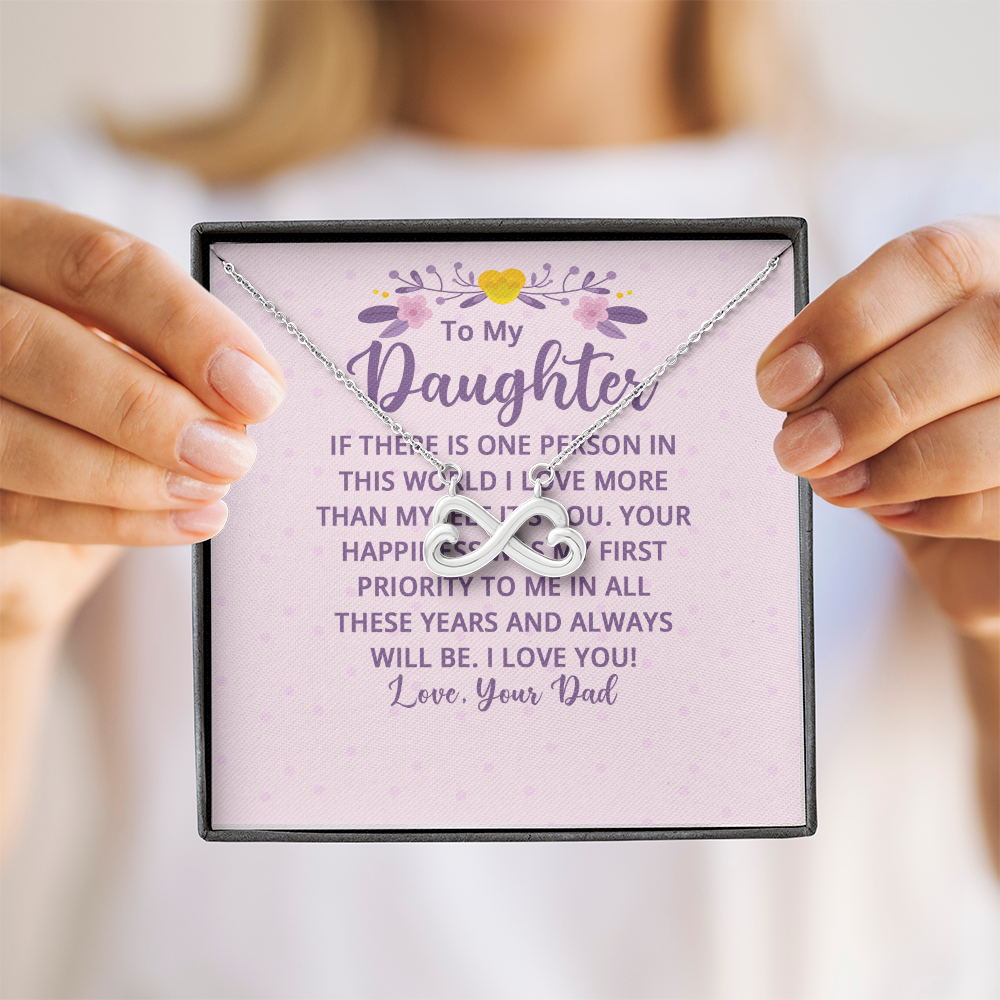 Endless Love Necklace:Daughter -Love Your Dad