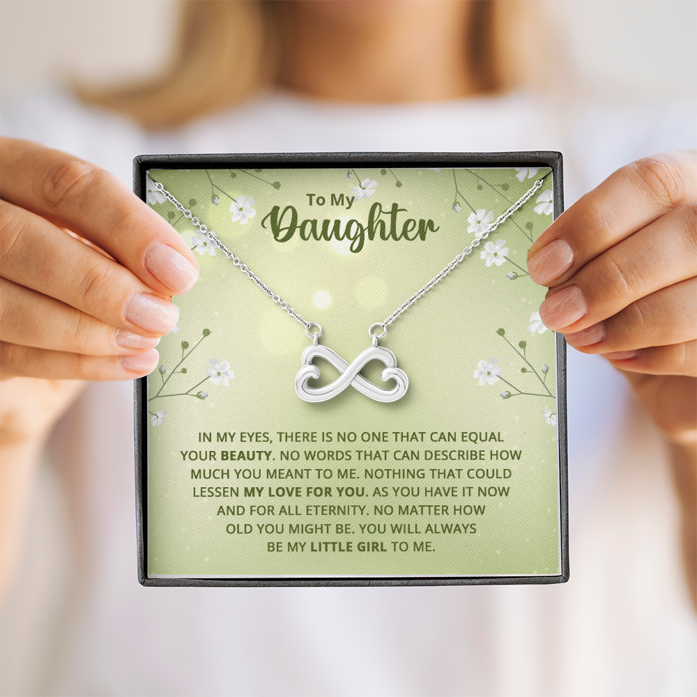 Endless Love Necklace: Daughter -In My Eyes My Little Girl