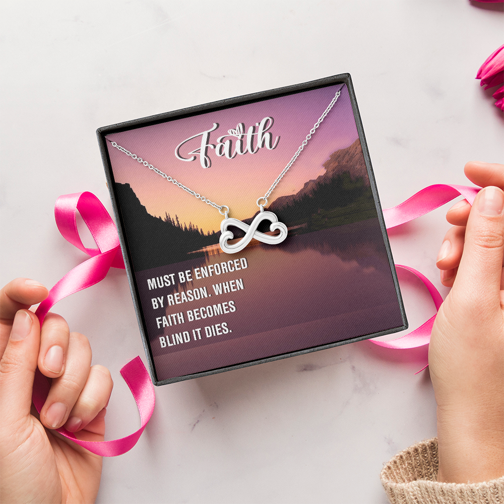 Endless Love Necklace: Faith Must Be Enforce
