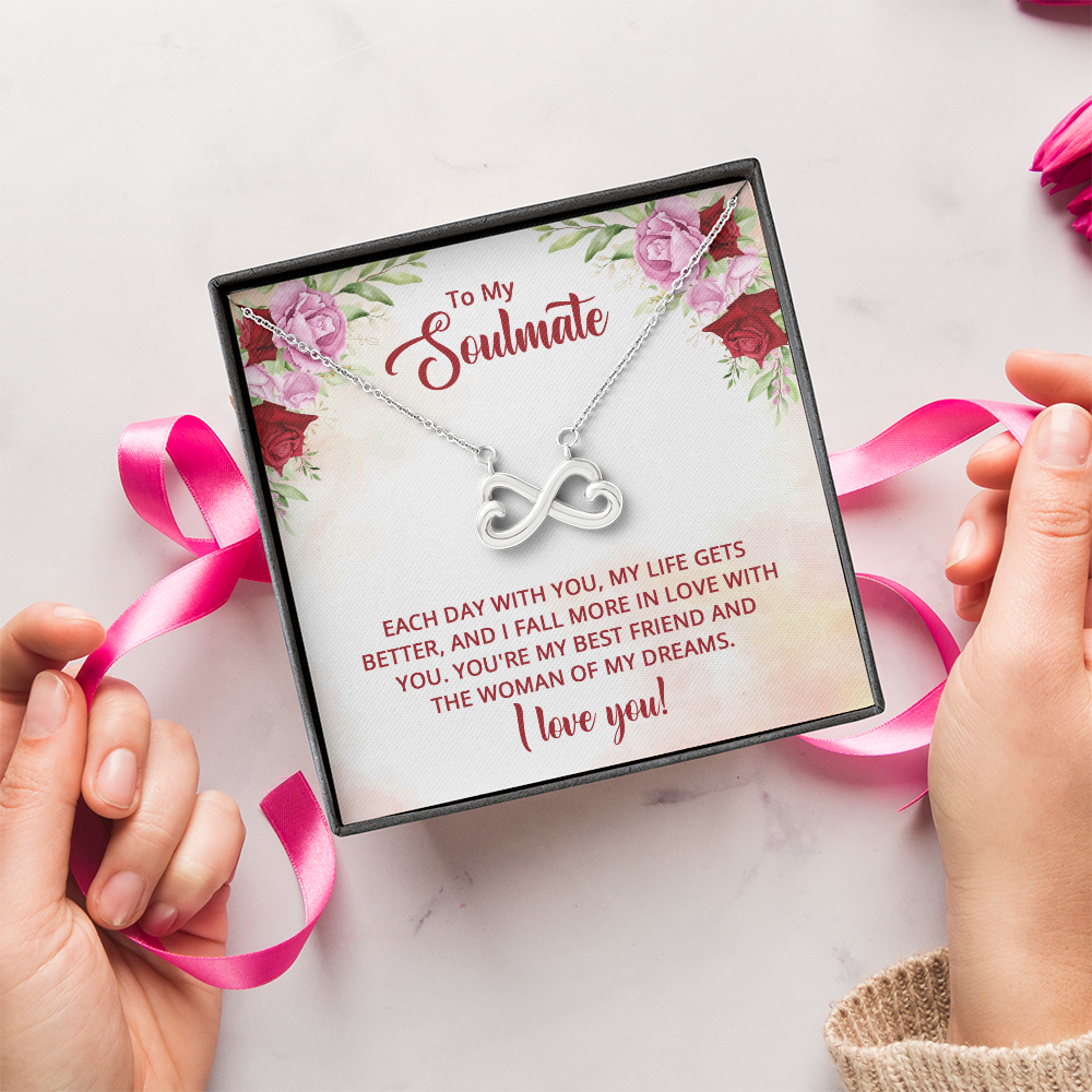 Endless Love Necklace:To My Soulmate I Love You !