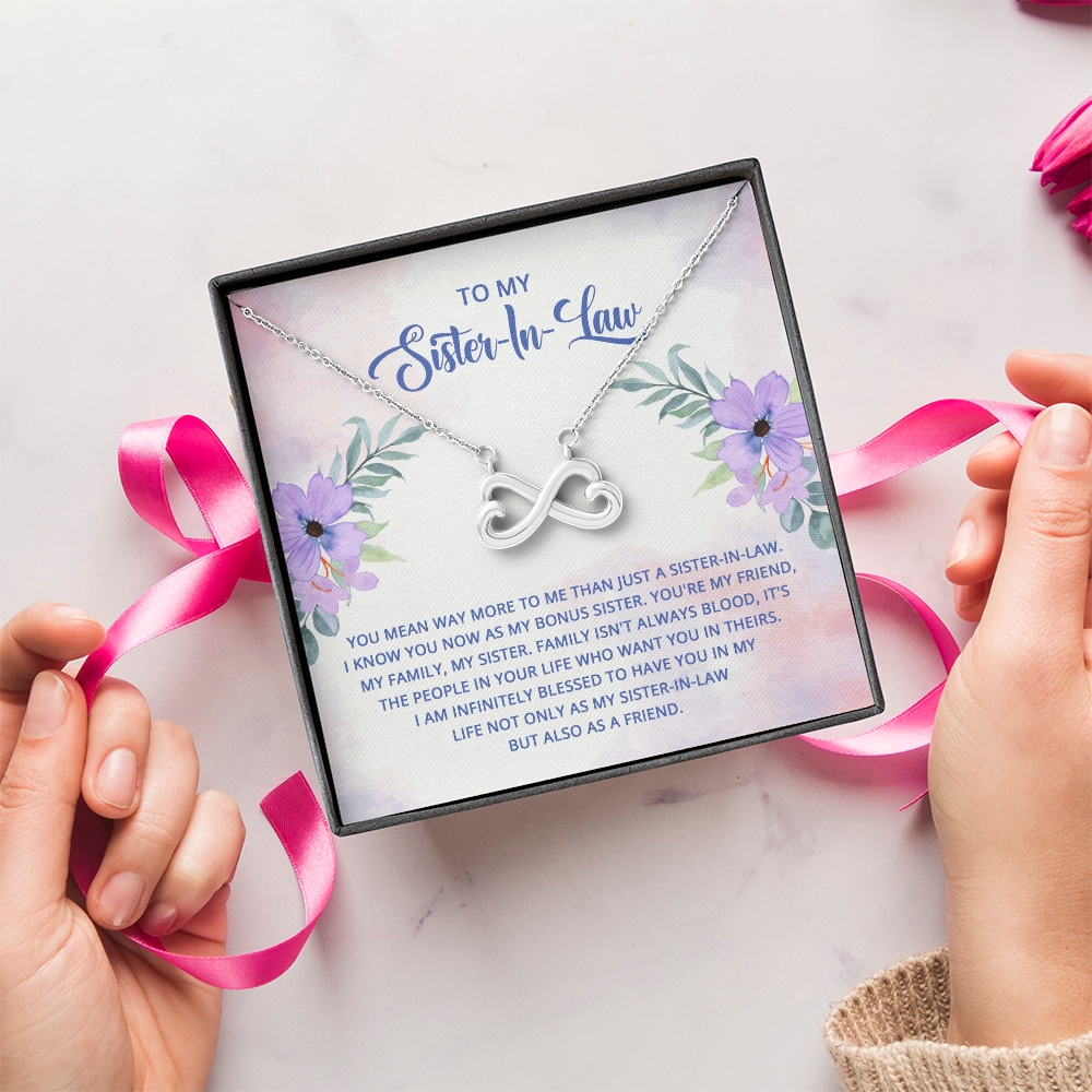 Endless Love Necklace: To My Sister -In-Law You Mean Way More To Me