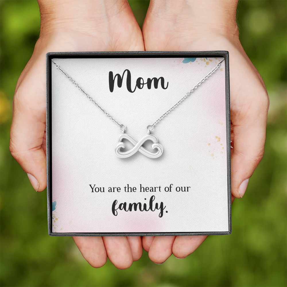 Endless Love Necklace: Mom : You Are The Heart Of This Family