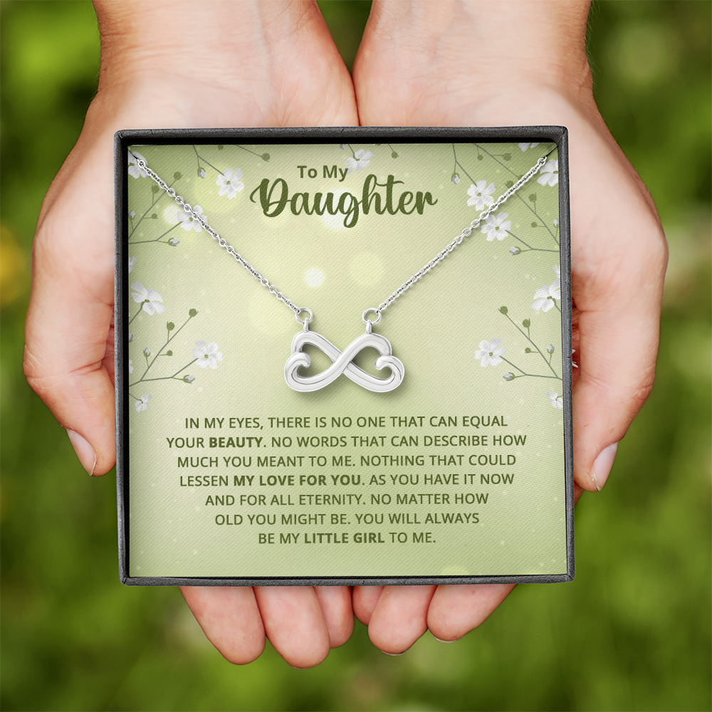 Endless Love Necklace: Daughter -In My Eyes My Little Girl