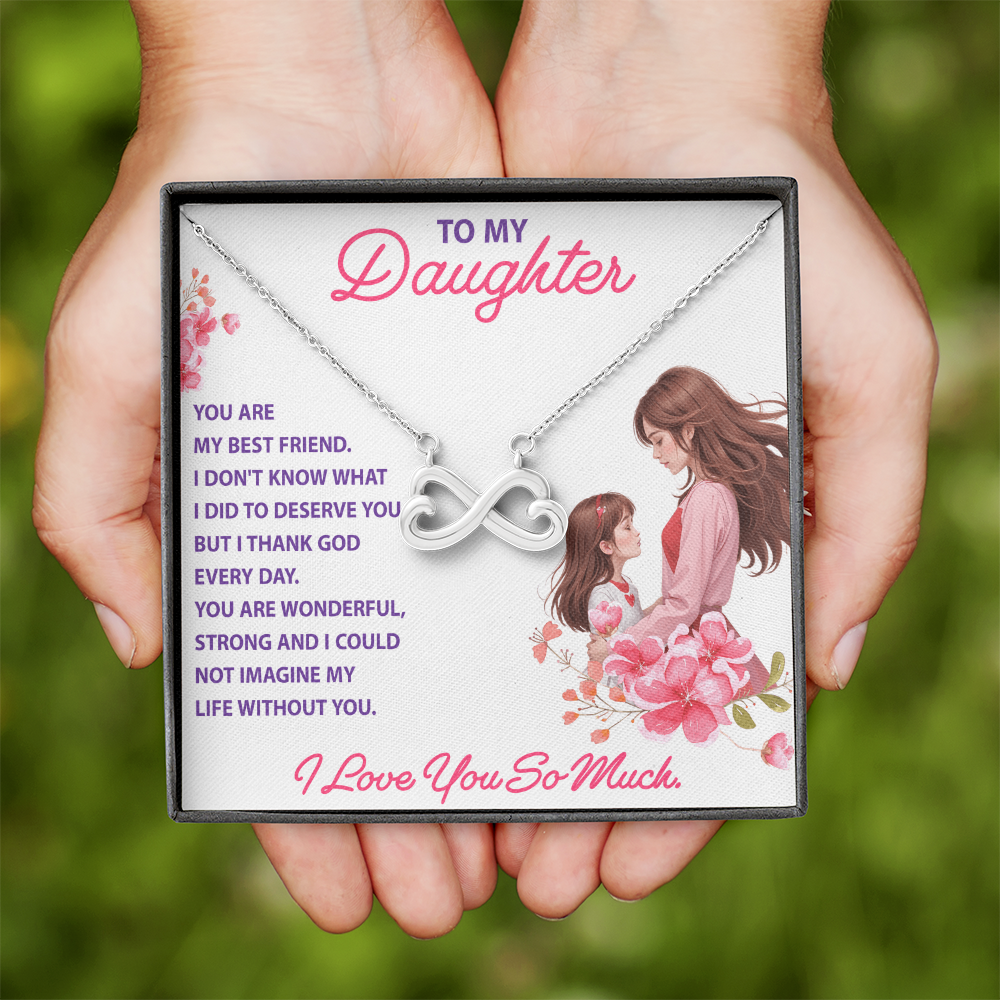 Endless Love Necklace:Daughter - You Are My Best Friend