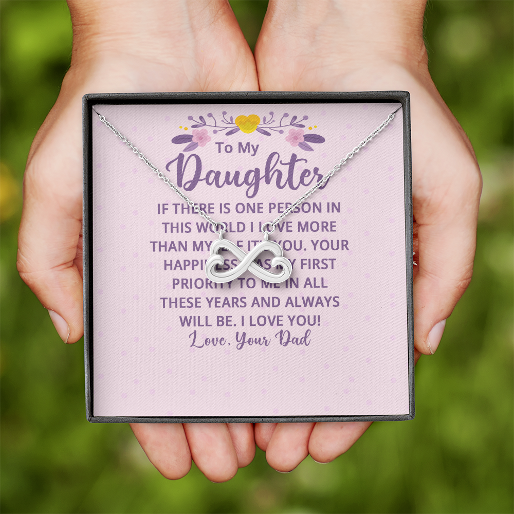 Endless Love Necklace:Daughter -Love Your Dad