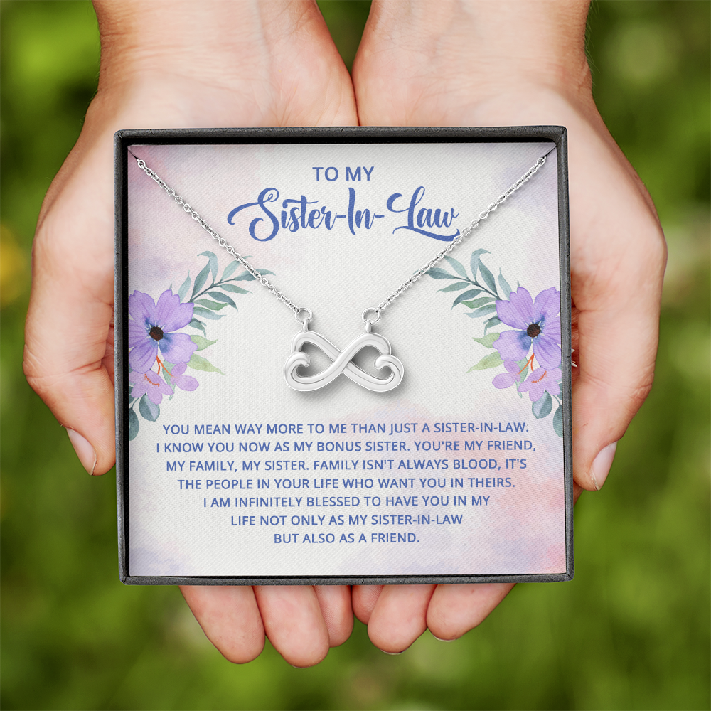 Endless Love Necklace: To My Sister -In-Law You Mean Way More To Me