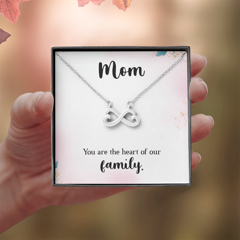 Endless Love Necklace: Mom : You Are The Heart Of This Family
