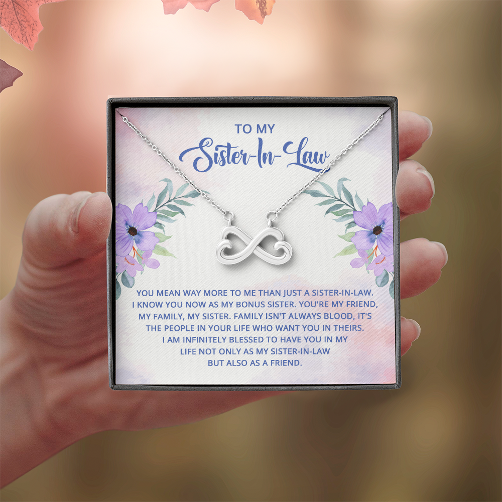 Endless Love Necklace: To My Sister -In-Law You Mean Way More To Me