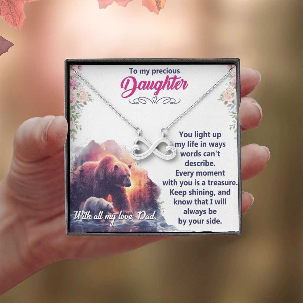 Endless Love Necklace: Daughter - To My Precious Daughter