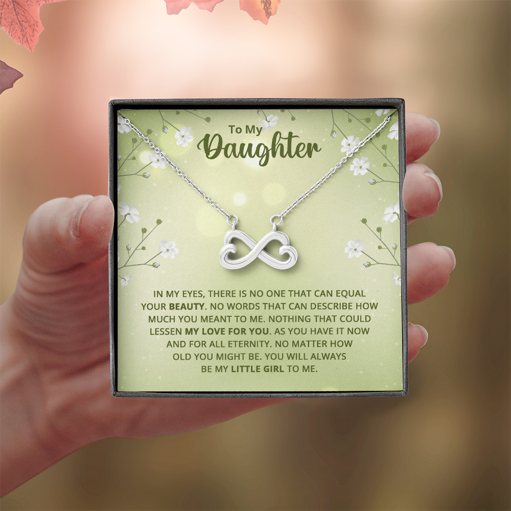 Endless Love Necklace: Daughter -In My Eyes My Little Girl