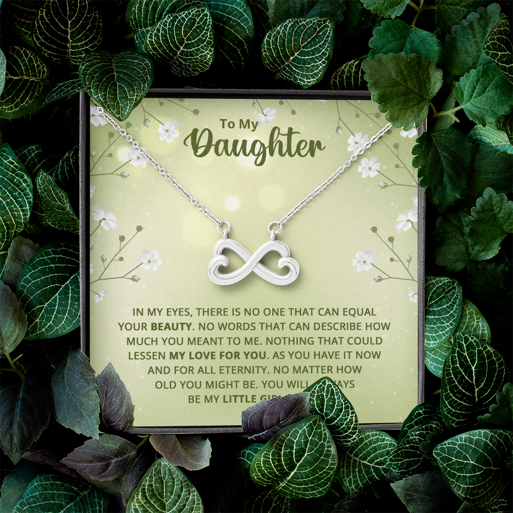 Endless Love Necklace: Daughter -In My Eyes My Little Girl