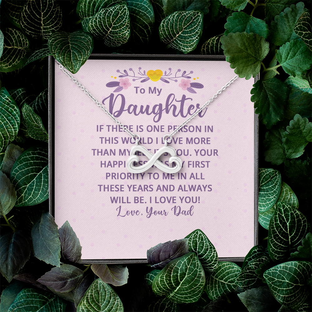 Endless Love Necklace:Daughter -Love Your Dad