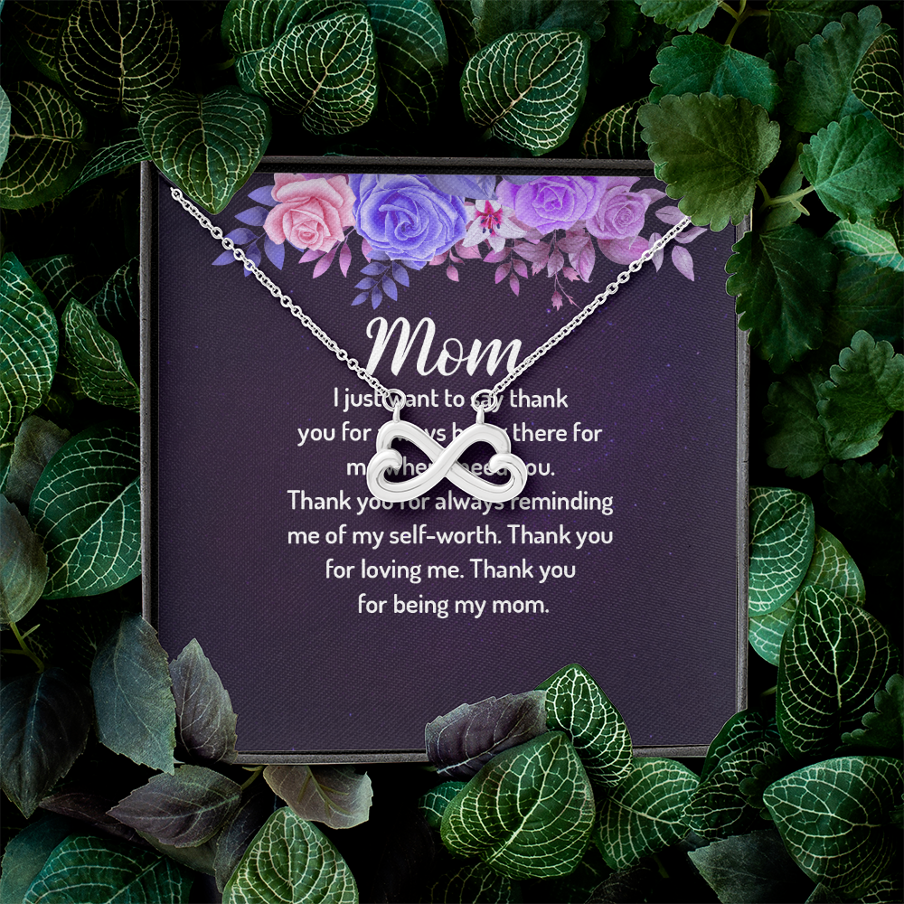 Endless Love Necklace: Mom- Thank You