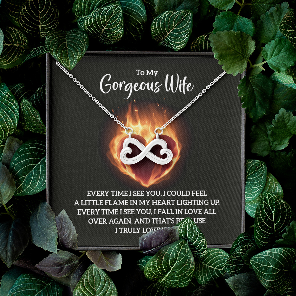 Endless Love Necklace:To My Gorgeous Wife