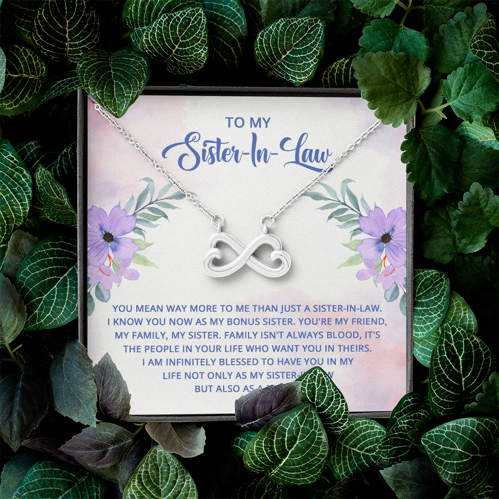 Endless Love Necklace: To My Sister -In-Law You Mean Way More To Me